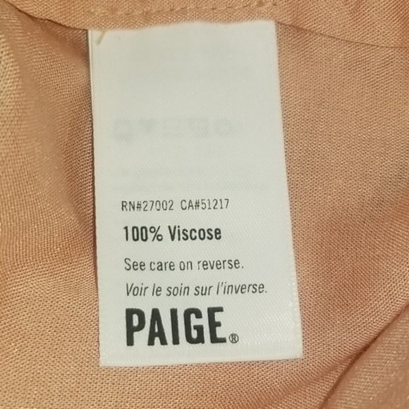PAIGE Aylin Sleeveless Asymmetrical Ruffle Dress S - Picture 9 of 15